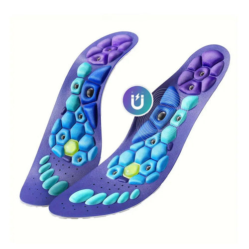 Semelles intérieures absorbant les chocs magnétiques pour un confort tout au long de la journée