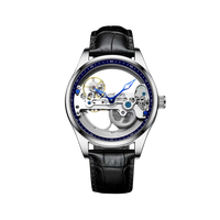 Black Strap / Blue Dial